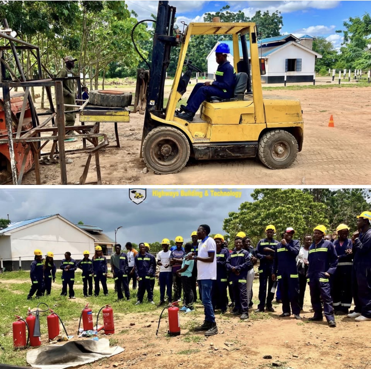 Forklift fire safety training